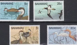Tradera Bahamas 1981 Fåglar 4v^ Sydamerika & Karibien