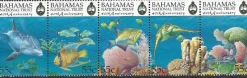 Tradera Bahamas 1999 National trust fiskar ha marin fauna 5v i strip^ Sydamerika & Karibien
