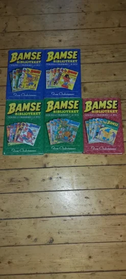 Tradera Bamse Biblioteket 5 st> Svenska Serier