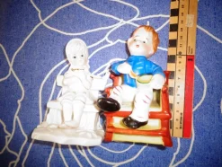 Tradera BARN FIGURER PRYDNAD PORSLIN^ Inredningsdetaljer