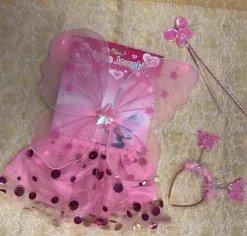 Tradera Barn Fjäril Kostym , Ängel Vingar med Kjol. 4st/set> Experimentlådor & Vetenskap