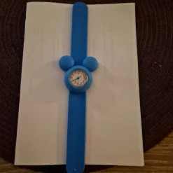 Tradera Barnklocka med Musöron - Blå Silikonarmband^ Barnklockor