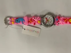 Tradera Barnklocka/ Rosa armband med ponyes^ Barnklockor