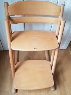 Tradera Barnmatsstol tillverkad i trä> Barn- & Babystolar