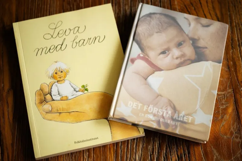 Tradera Barnpaket: Leva med barn – Det första året – En bok om din baby> Graviditets- & Barnböcker