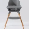 Tradera Barnstol med träben - grå> Barn- & Babystolar