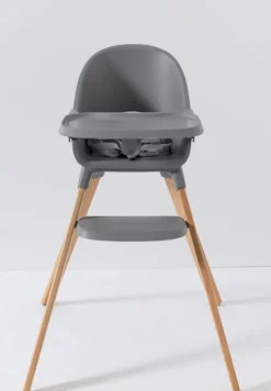 Tradera Barnstol med träben - grå> Barn- & Babystolar