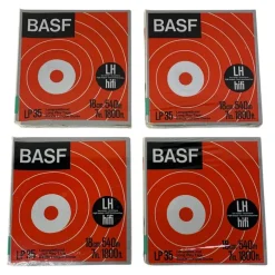 Tradera BASF LP 35 Long Play Tape 18cm/540m Rullband Tonband 4st Vintage^ Rullband