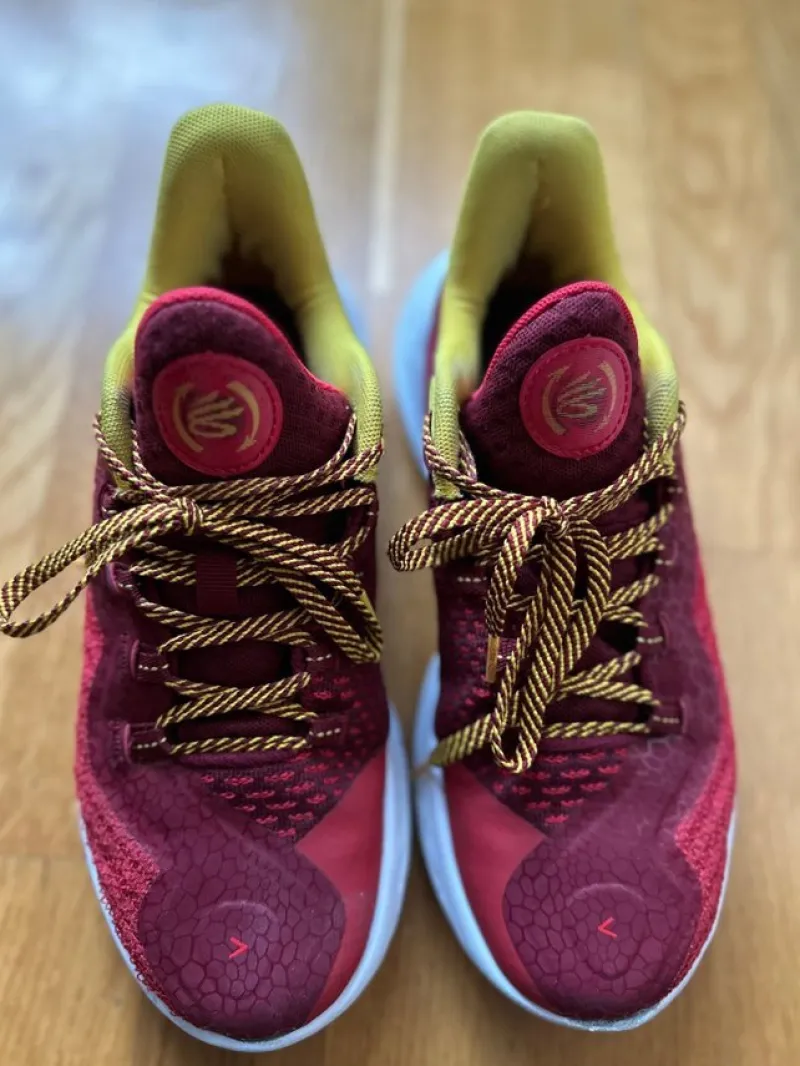 Tradera Basket<Basketskor Under Armour Steph Curry , Röd/Gul, Storlek 40