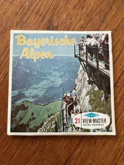 Tradera Bayerische Alpen, View-Master stereobilder^ Miniatyroptica