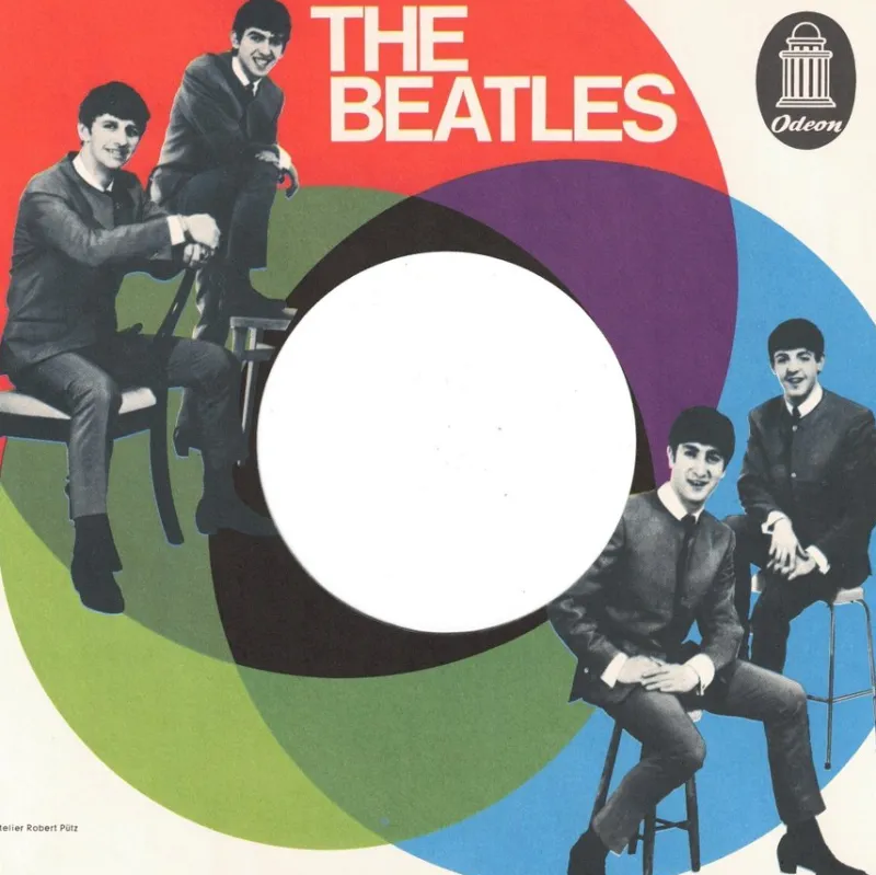 Tradera BEATLES: generellt bolagsomslag från Odeon, dåvarande Västtyskland^ Skivomslag