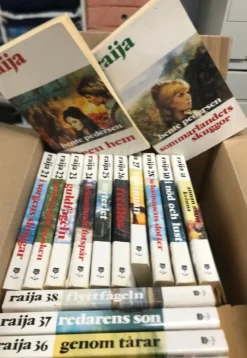 Tradera Bente Pedersens Raija-böcker (Samling)> Serieoriginal