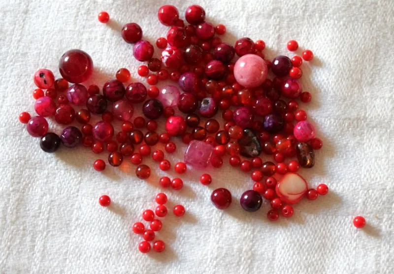 Tradera Best of .. röda^ Smyckestillverkning