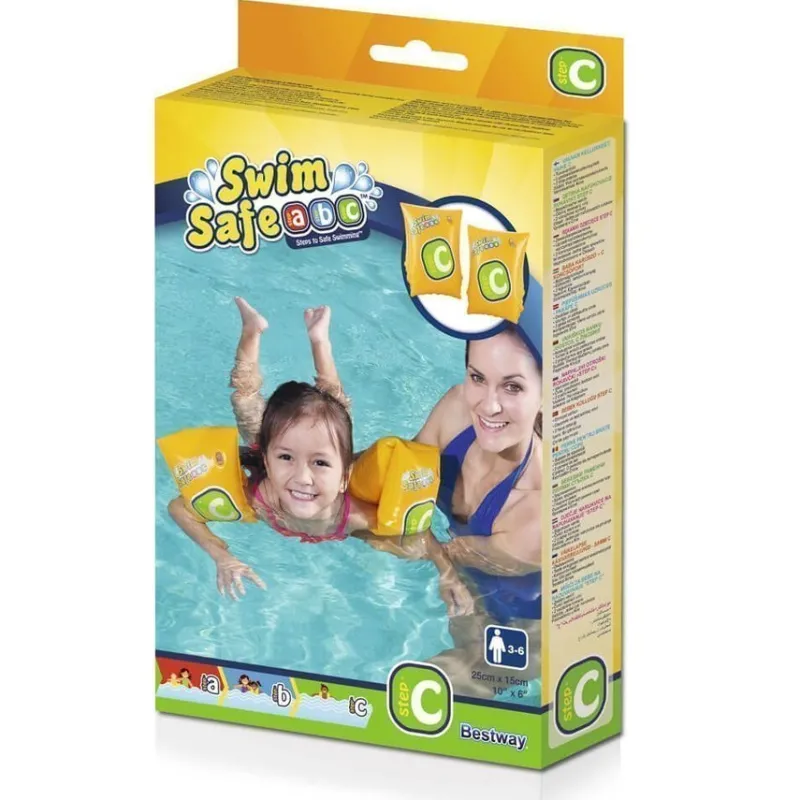 Tradera Simning<Bestway Simarmringar för 3-6 år eller för 18-30 kg