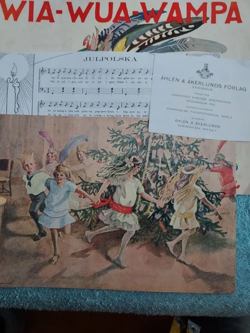 Tradera Bild Poster JULPOLSKA ur WUA-WUA-WAMPA 18,5 cm x 26 cm^ Posters