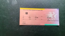 Tradera Biljett Olympiska spelen Los Angeles 1984, brottning> Olympia