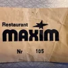 Tradera Biljett Restaurant Maxim Helsingborg 1979> Övriga Biljetter