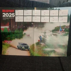 Tradera Bilsport - Poster / Plansch / Kalender för 2025 - HELT NY> Almanackor & Kalendrar