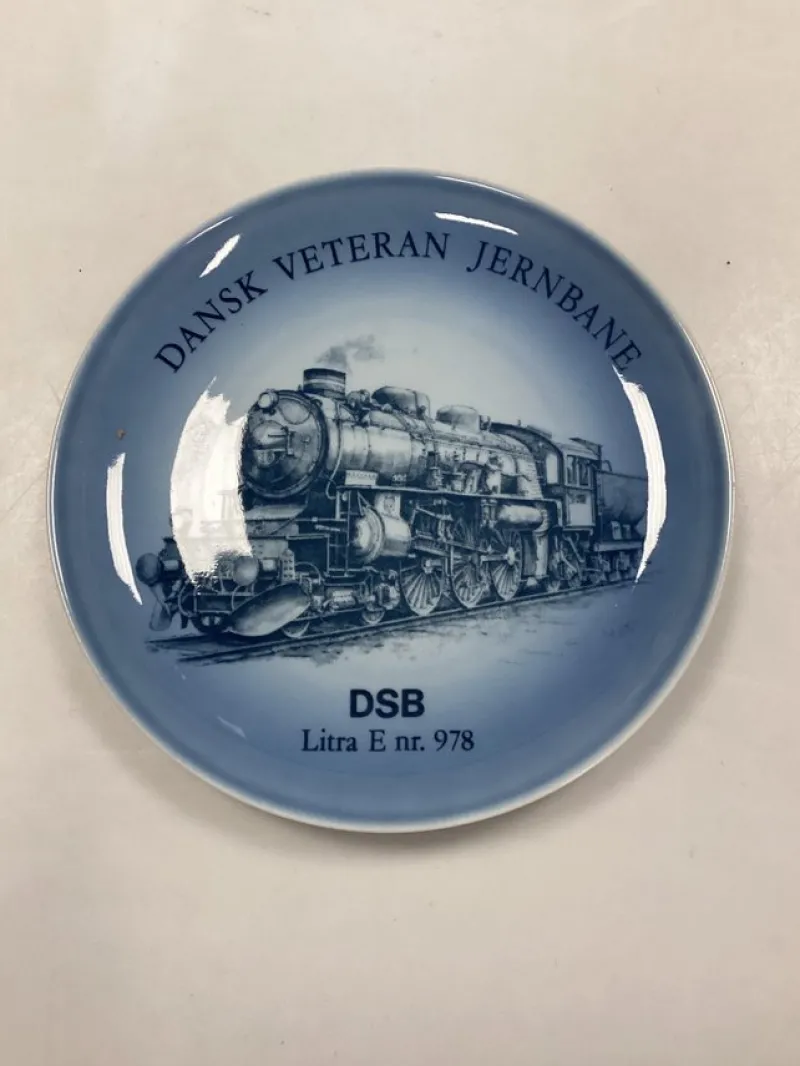 Tradera Bing og Grøndahl Dansk Veteran Jernbane Platte No 6> Antikviteter