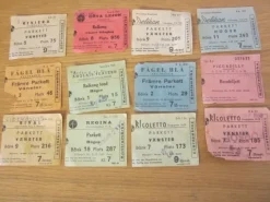 Tradera Biobiljetter Stockholm 8 st 1956, 1 st. 1939(trasig), 1 st. 1955 plus 2 okänt år> Biobiljetter