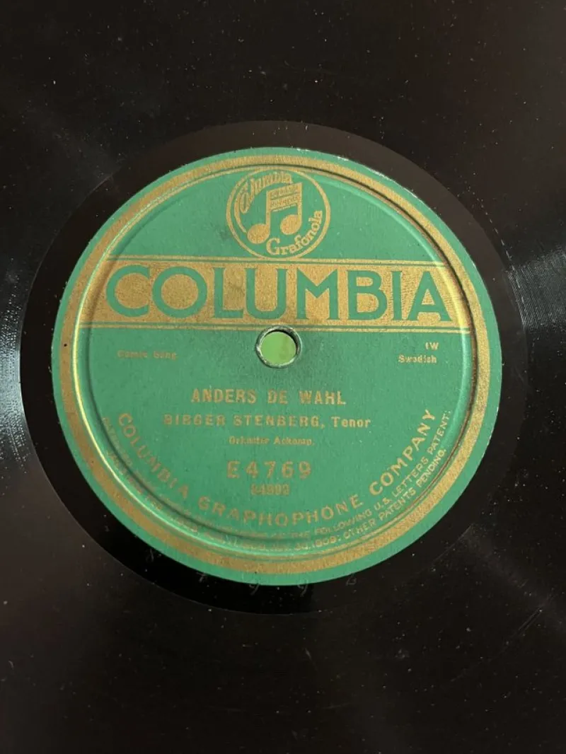 Tradera Birger Stenberg. Columbia E 4769.^ Stenkakor