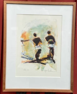 Tradera Björn Krestesen - Tavla - Litografi - 68/150 - Signerad^ Grafik & Teckningar