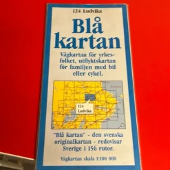 Tradera Blå kartan 124 Ludvika - Edition 2, April 1991> Grafik, Kartor & Tryck