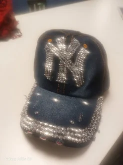 Tradera Blå keps Med NY Logga , vuxen strl...> Huvudbonader