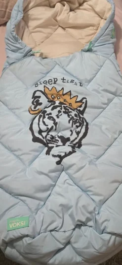 Tradera Blå Voksi åkpåse> Barnvagnar