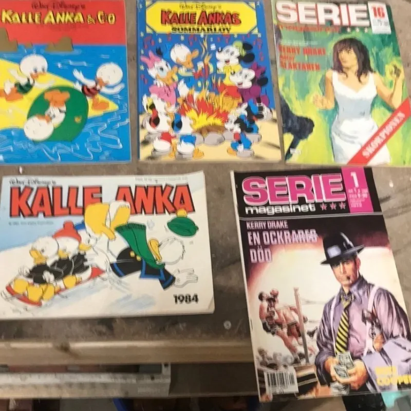 Tradera Blandade serietidningar> Serieoriginal