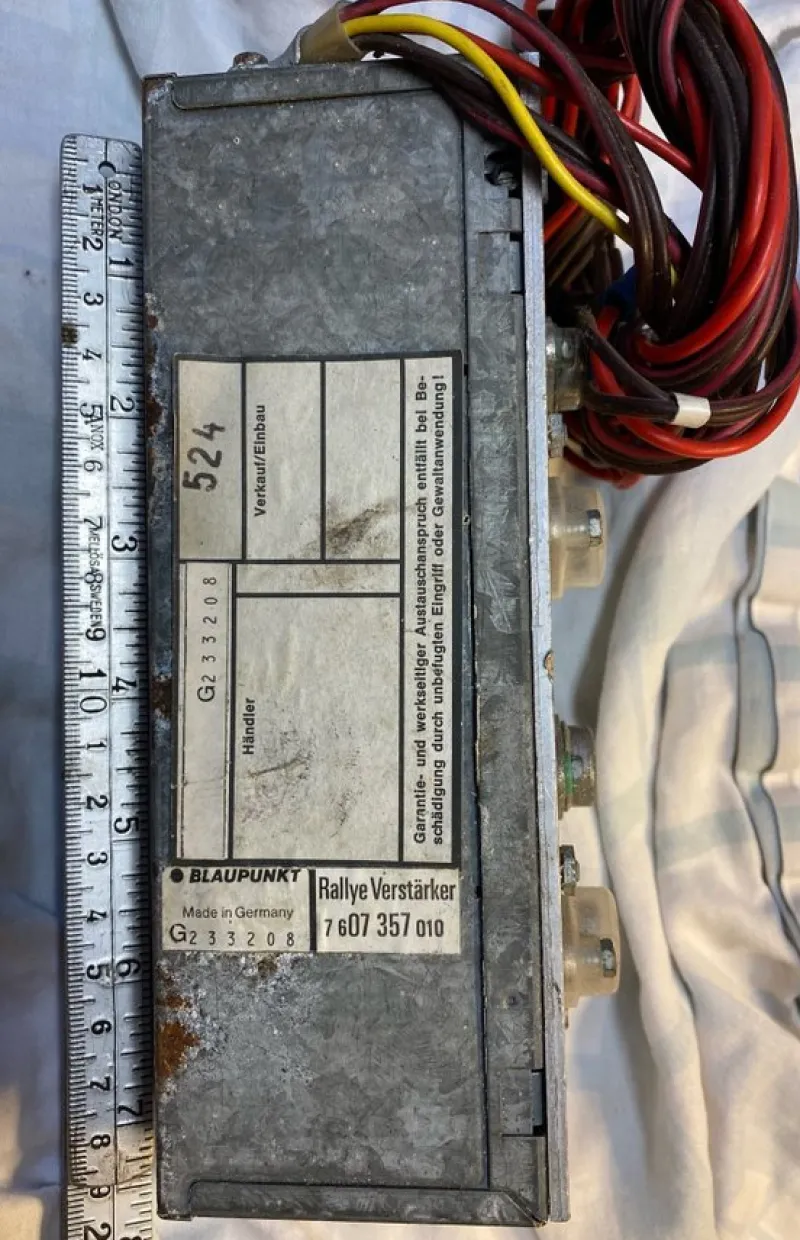 Tradera Blaupunkt Rallye Verstärker 7607 357 010> Bilstereo