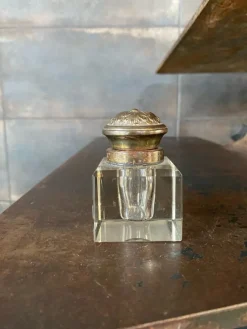 Tradera Bläckhorn jugend kristall samlare antikt> Kuriosa