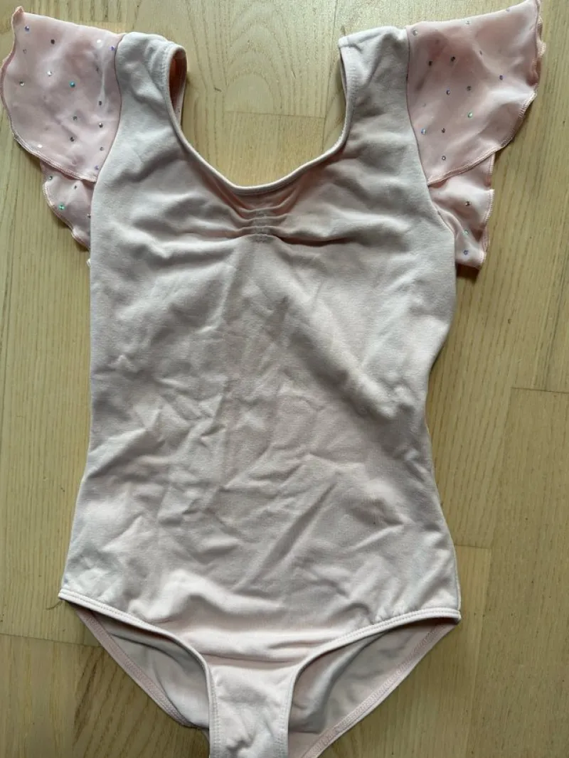 Tradera Gymnastik<Bloch rosa gymnastik dräkt, dans dräkt, balettbody, storlek 6X-7