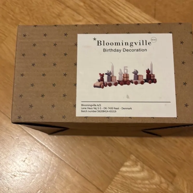 Tradera Bloomingville Trätå med siffror - Födelsedagsdekoration> Barnkalas