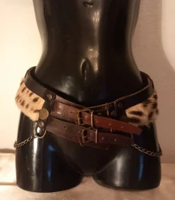 Tradera Bälte i skin från 80 -talet> Bälten & Skärp