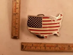 Tradera Bältesspänne amerikanska flaggan kontinenten 1806> Bälten & Skärp