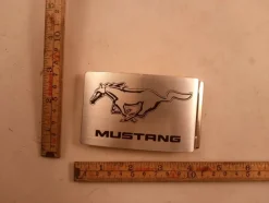Tradera Bältesspänne ford mustang silver 8082> Bälten & Skärp