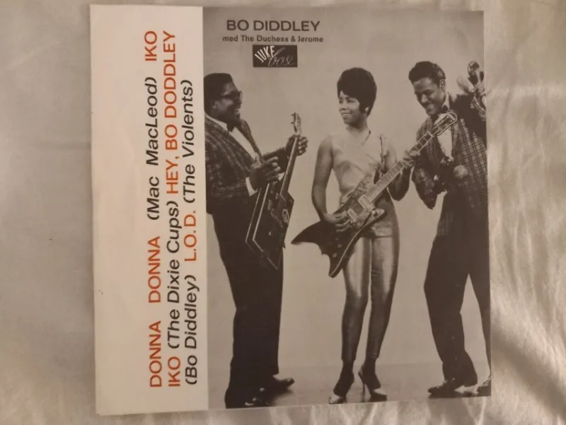Tradera Bo Diddley - Donna Donna (Mac MacLeod) IKO(omslag)^ Skivomslag