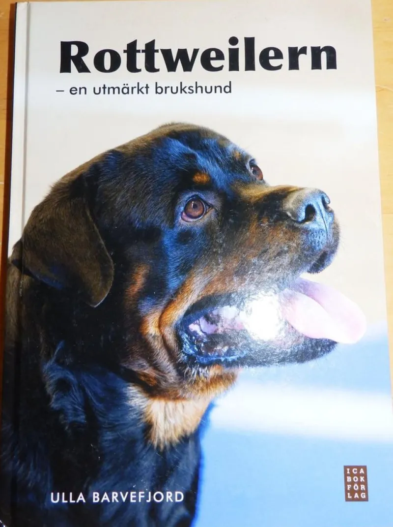 Tradera Bok: Rottweilern - en utmärkt brukshund Ulla Barvegjord, 2009> Husdjursböcker