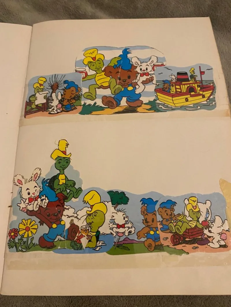 Tradera Samlarbilder<Bokmärken med olika Bamse figurer 53st