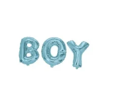 Tradera Bokstavsballong Boy 40 cm Blå> Barnkalas