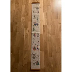 Tradera Bonad Sveriges landskap Handbroderad 15x123 cm^ Dekorationer