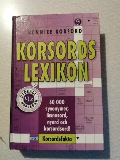 Tradera Bonniers Korsordslexikon 9:e upplagan> Korsord & Korsordsrelaterat