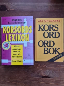 Tradera Bonniers Korsordstidningars Korsordslexikon (5:e upplagan) & Åke Ohlmarks> Korsord & Korsordsrelaterat