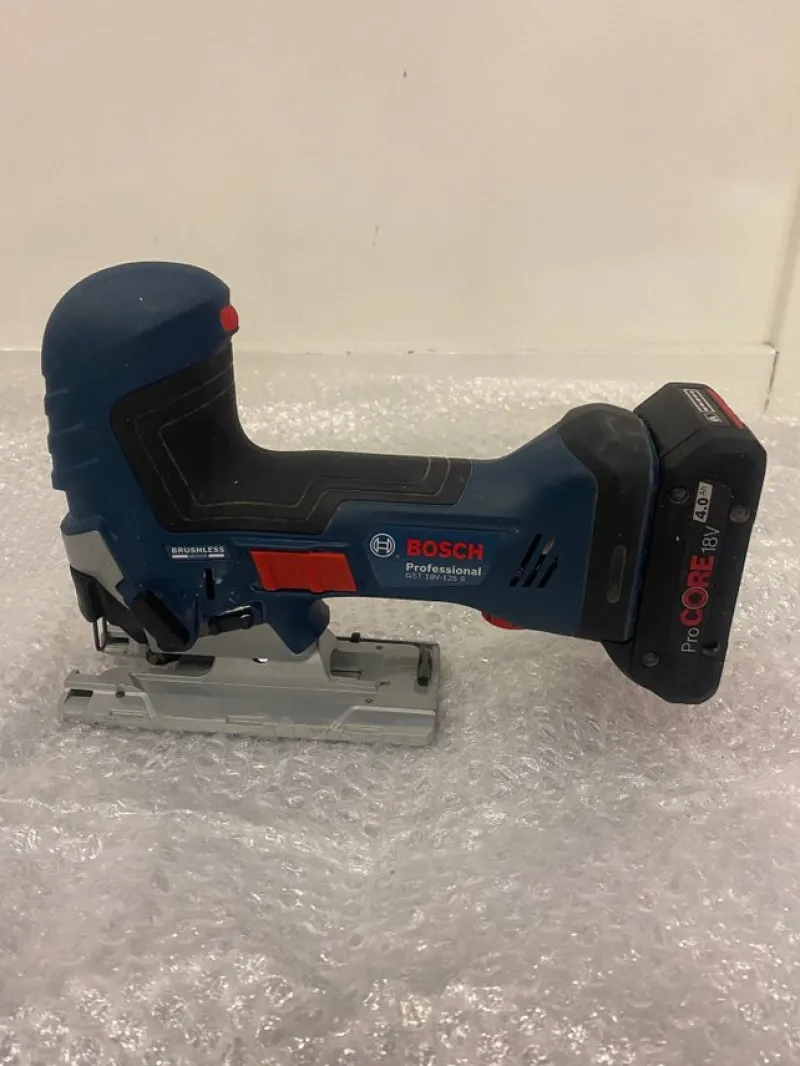 Tradera Bosch GST 18V-125 S brushless sticksåg> Maskiner