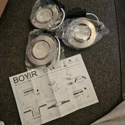 Tradera BOYIR Infällda LED-spotlights - QR512^ Lampor