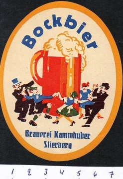 Tradera Brauerei Kammhuber, Stierberg Tyskland^ Breweriana