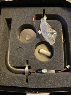 Tradera Brighthandle Alfa Online Duo dörrhandtag - nytt i kartong> Krokar, Handtag & Beslag