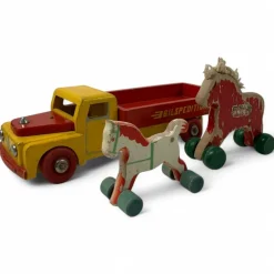 Tradera Brio Leksaker Häst Lastbil Leksak Trä Träleksak> Brio & Träleksaker