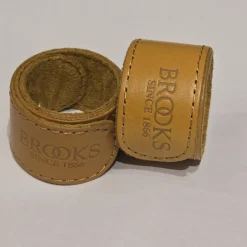 Tradera Cykel<Brooks byxhållare i läder 2 st